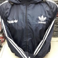 JAKET BOLAK BALIK PARASUT ADIDAS NAVY TERBARU