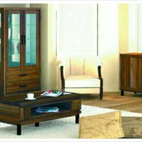 Ruang Keluarga Set Stille Meja TV, Lemari Kaca, Buffet, Coffee Table