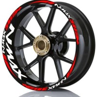 stiker velg motor wheel sticker yamaha Nmax 155 v2 ring 13