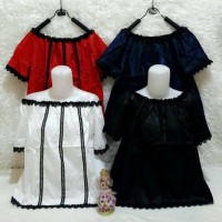 Jual Blouse 250 Sabrina renda Murah
