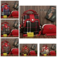 Burberry 2005 2in1
Plus 3 fungsi /Tas wanita murah import branded