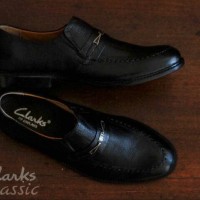 Sepatu formal pria clark classic pantopel kulit sapi asli berkualitas