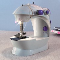 MINI Portable Sewing machine 202 LAMPU mesin jahit mini staples