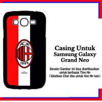 Casing Samsung Galaxy Grand Neo ac milan logo custom 1 Custom Hardcase