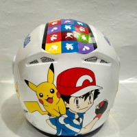 Jual LIMITED STOCK Helm Anak GM Pokemon Pikachu Murah
