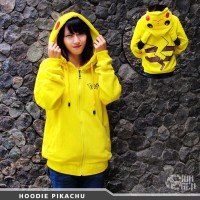 Jual Jaket | Sweater | Hoodie Pikachu Pokemon Go Pokeball Diskon Murah