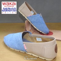Jual Sepatu WAKAI - denim/jeans - unisex Murah