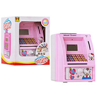 Jual Paling Laris Mainan Edukatif Celengan ATM Mini Hello Kitty Bahasa Indo Murah