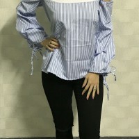 Jual Sabrina Stripe Blouse Murah