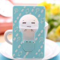 Jual PORTABLE Unplugged Card Lamp Night Light Lampu Kartu Blue Biru Murah