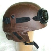 Helm Chip Chips Club Retro Classic Coklat