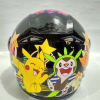 Jual HARGA MURAH Helm Anak GM Pokemon Pikachu Murah