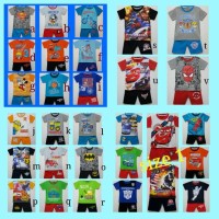 Jual Setelan kaos anak karakter cowok Murah