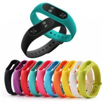 Karet Jam miband xiaomi mi band 2 silikon pergelangan tangan tali bel