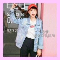 Jual OVERSIZE RIPPED JACKET Murah