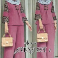 Baju Dress Set Atas Bawah Cewek Wanita Murah Terbaru
