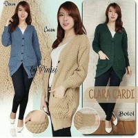 Jual Button Cardigan / Kardigan Kancing / Cardigan Polos Rajut Popcorn halu Murah