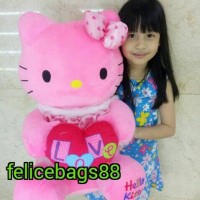 Jual boneka hello kitty besar love Murah