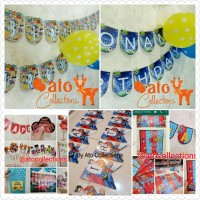 Jual BUNTING FLAG CUSTOM BISA REQUEST NAMA DAN FOTO ANAK Murah