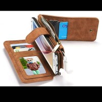 Dompet Kulit HP Samsung S6 Edge dengan 13 Slot Kartu