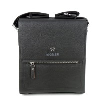 Tas Pria Slimbag Bodybag Import Branded - AIGNER JNRN BLACK
