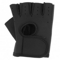 Jual Sarung Tangan Fitness Half Finger Size L Black Murah