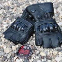 Jual sarung tangan Half finger hitam Murah