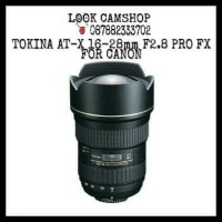 LENSA KAMERA DSLR TOKINA AT-X 16-28mm 16-28 F2.8 PRO FX FOR CANON SLR