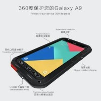 Jual HARDCASE LOVE MEI LUNATIK ALUMINIUM SAMSUNG GALAXY A9, PRO BACK COVER Murah