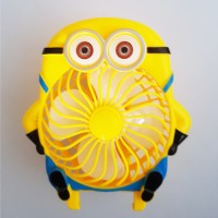 Jual Cartoon Minion Mini Fan Portable / Kipas Angin Mini Karakter Minion Murah