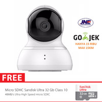 Jual Xiaomi Yi Dome Home Cctv Camera 360 Vision International + MMC 32GB Murah