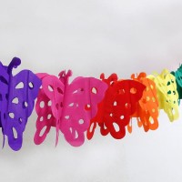 Jual Kostum Pesta garland hiasan gantung kertas slinger butterfly kupu Murah