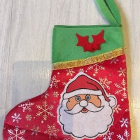 Jual Christmas Kaos Kaki Velvet Spoil Santa Murah