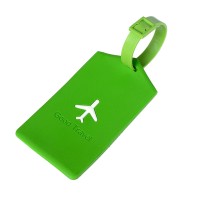 Jual Label Nama Penanda Tas Koper Silikon Silicon Silicone Kotak Hijau 601 Murah