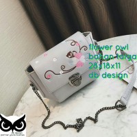 Jual SLINGBAG FLOWER OWL/ TAS SELEMPANG FLOWER OWL TERMURAH Murah