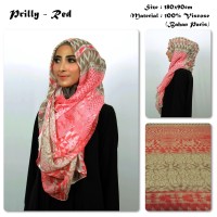 Jual Prilly | Batik | Bahan Paris | Pashmina Motif / Hijab Impor / Scarf Murah
