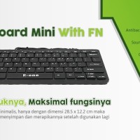 Keyboard Mini Eksternal R-ONE With FN Murah Meriah