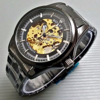 Jual Jam S11 Jam Tangan Pria Cowok Rolex Skeleton Big Size Ethnic Rantai B Murah