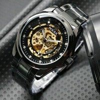Jual Jam S11 Jam Tangan Pria Cowok Rolex Skeleton BigSize Diamond SW Ranta Murah