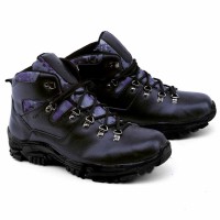Garsel GAJ - Sepatu boots crocodile|sepatu gunung adventure ori hitam