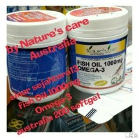 Jual minyak ikan omega 3/fish oil omega 3 /1000 mg omega 3 by nature care Murah