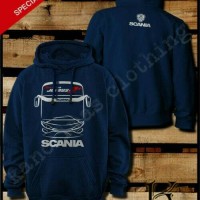 JAKET HOODIE SWEATER BIS SCANIA JETBUS 2 SHD WARNA NAVY BLUE