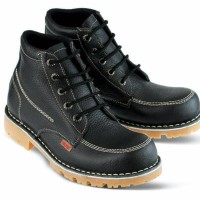 Jual Sepatu pria safety boots kulit | Safety shoes distro Bandung-Golfer 78 Murah