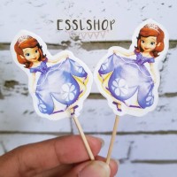 Jual Topper Cake Sofia/ Cupcakes Topper Sofia/ Hiasan Kue Princess Sofia Murah