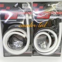 Jual Lampu LED Alis Fleksible Merk CR 7 Ukuran 60 CM Untuk Motor Mobil Murah