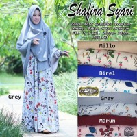 Baju Terusan Wanita Muslim Longdress Shafira Syari