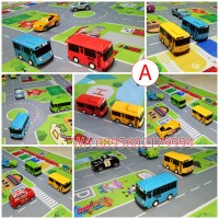 Mainan Maps Jalanan Mobil Bis Bus Tayo / Cars / Hotwheels - Edukasi
