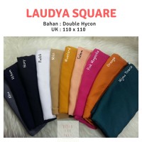 Jual Jilbab Kerudung Segi empat Bella Double Hycon bukan rawis ansania Murah