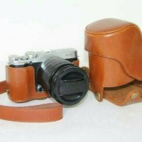 Jual Leather Bag Case Tas Kulit Kamera Fujifilm XA1/X-A1/XA2/X-A2/X-M1/XM1 Murah