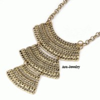 Jual DIJUAL Kalung Statement Choker Etnik Vintage Emas Pendek Pesta Korea Murah